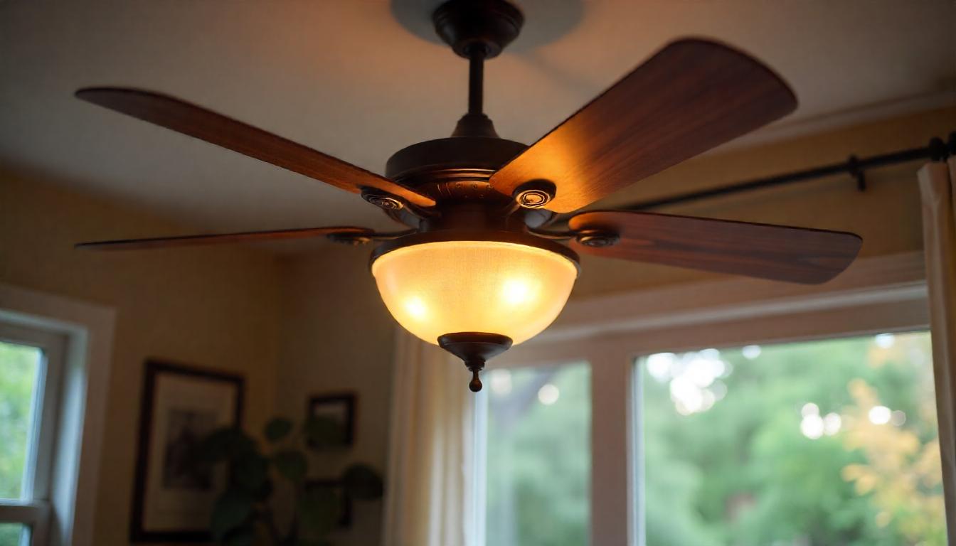 Why the Hykoont Dark Walnut Ceiling Fan with Light is the Perfect Addition to Your Home