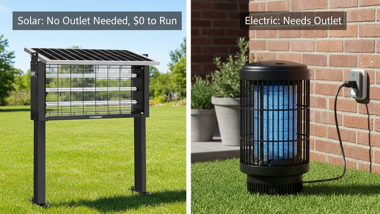 Solar vs Electric Bug Zappers: Stop Guessing — Here's What Actually Works in Your Backyard