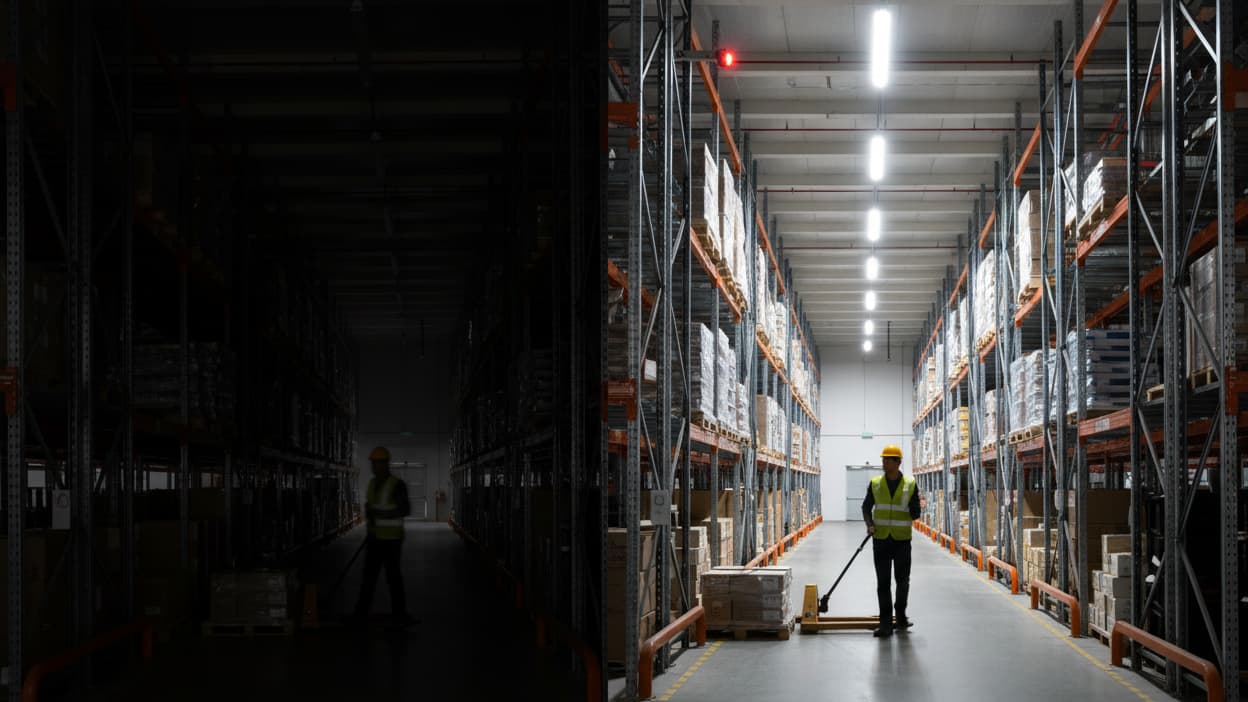 Warehouse Lighting Layout: LED Linear Strip Light 4FT vs 8FT (Which Is Better?)