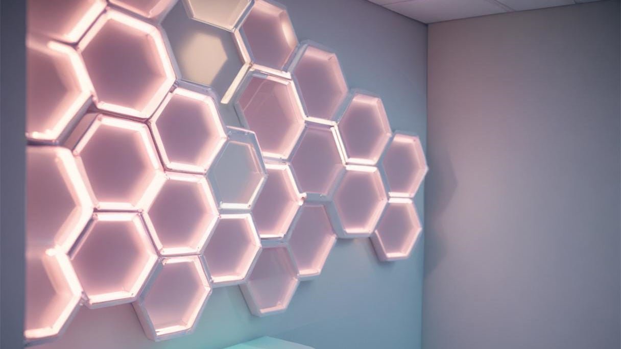 hexagon LED lights