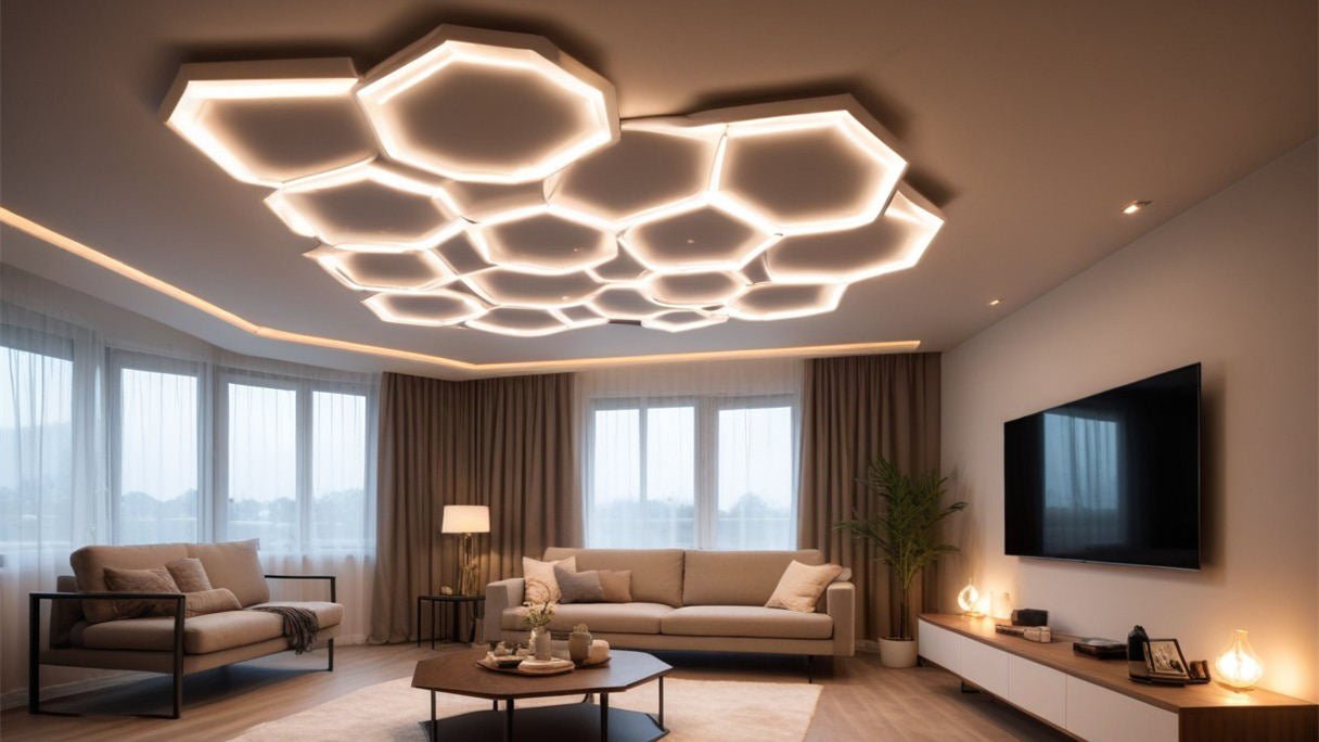 hexagon led lights