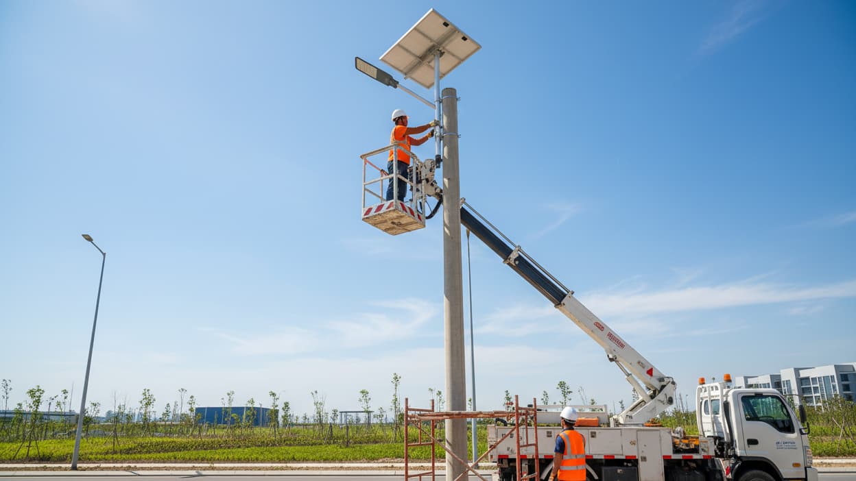 Your Commercial Solar Lights Died in the Storm. Here's Why — and How to Fix It