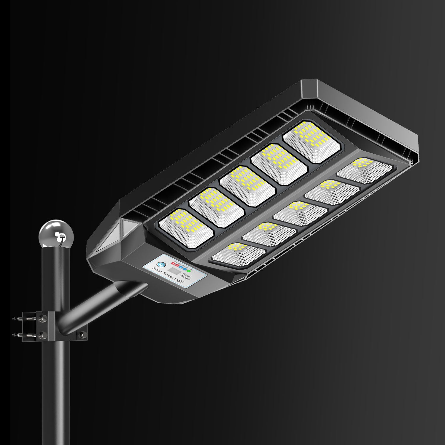 Hykoont TW001 Solar Street Light Dual-Lamp Design