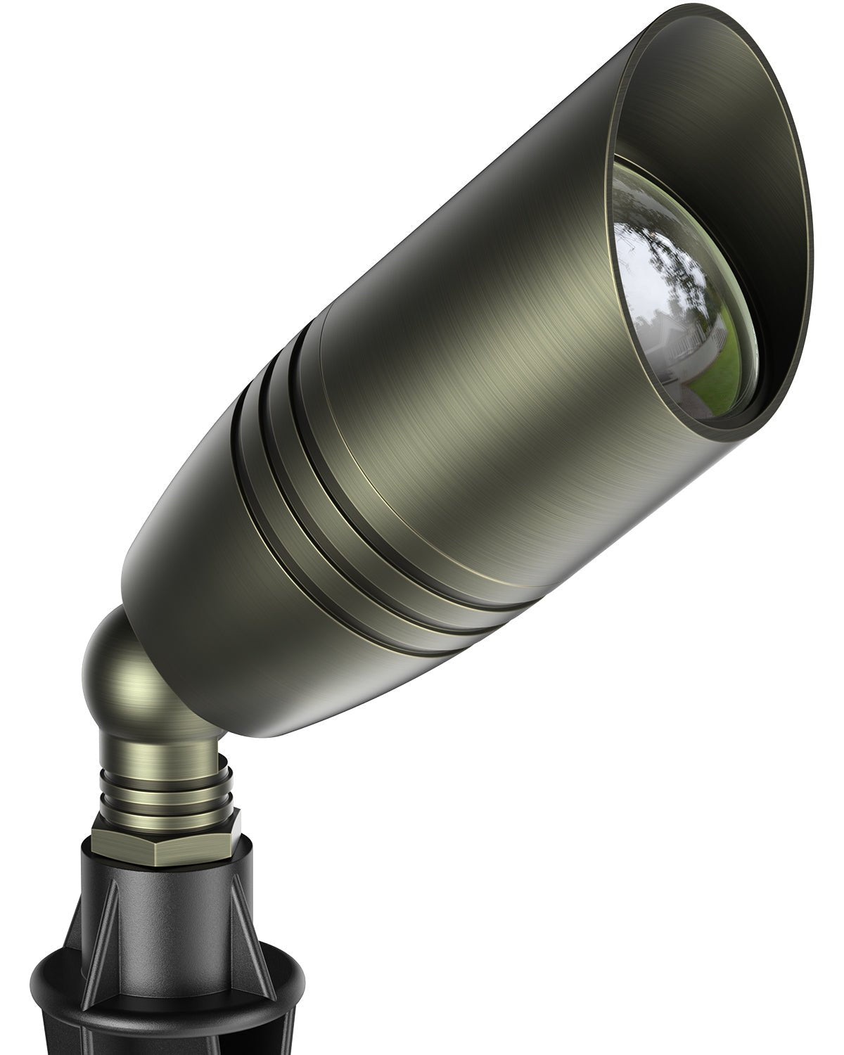 Hykoont Brass Outdoor Landscape Spotlight-Bronze