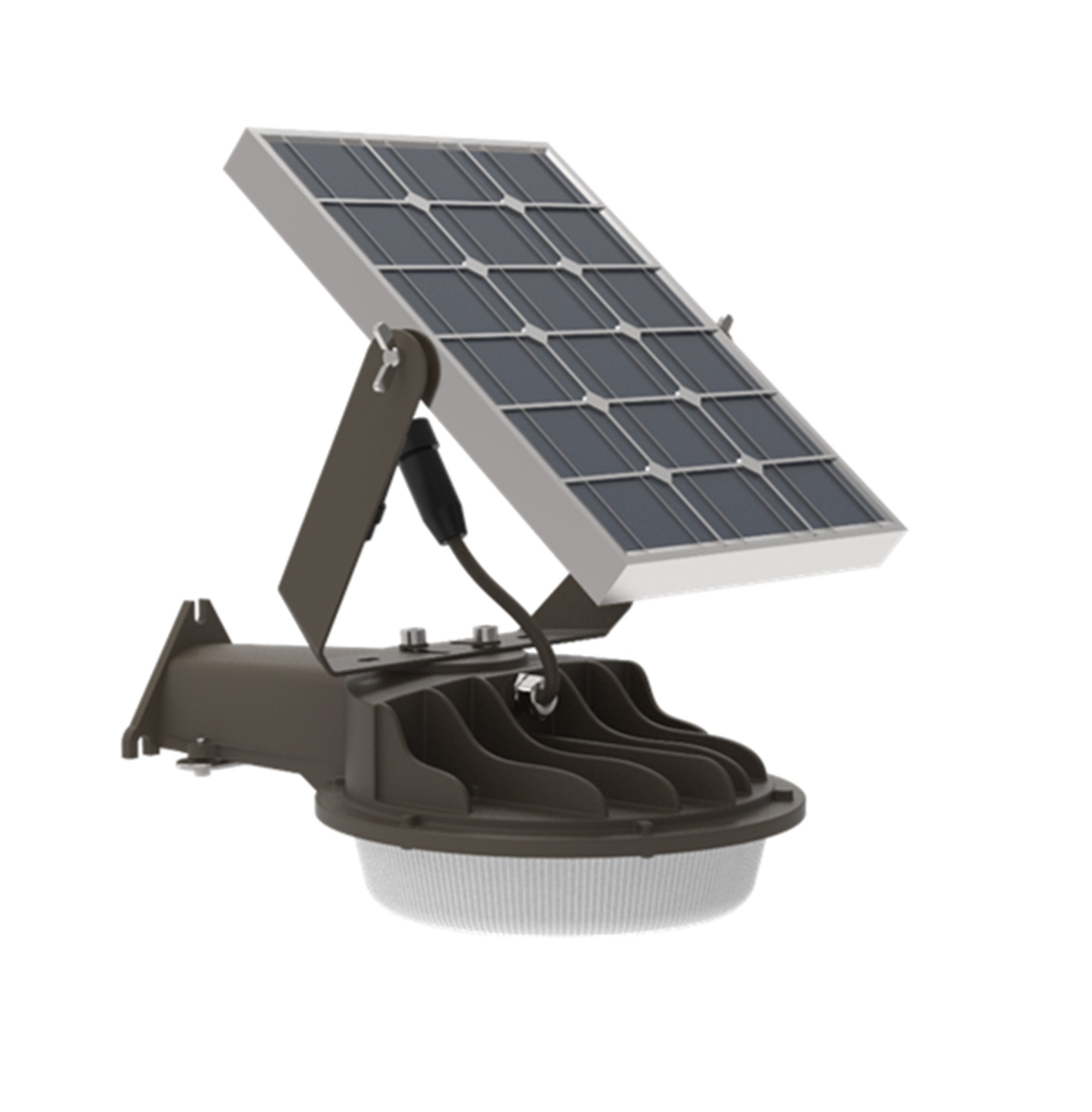 Hykoont ZD475 Solar Barn Light with Photocell CCT Adjustable Durable Die-Cast Aluminum