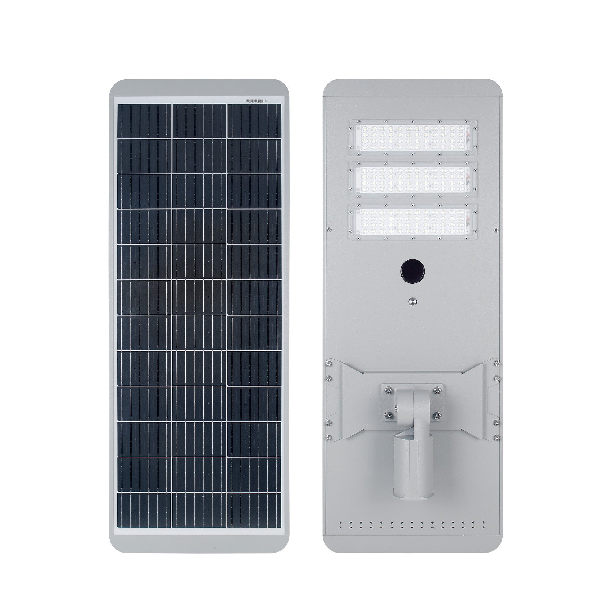 NT60A Solar Street Light 60W 12.8V 230WH LiFePO4 Battery MPPT Controller 7200 Lumens Waterproof Aluminum Body