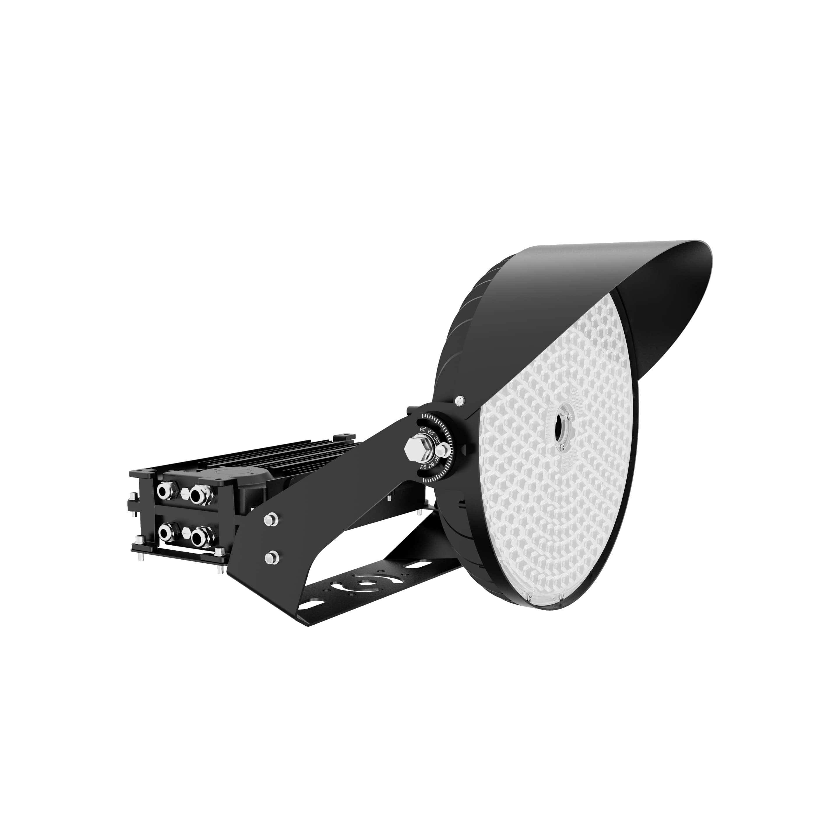 Hykoont LED Sports Field Light 300W to 1200W with Lumileds LEDs and Custom Optics