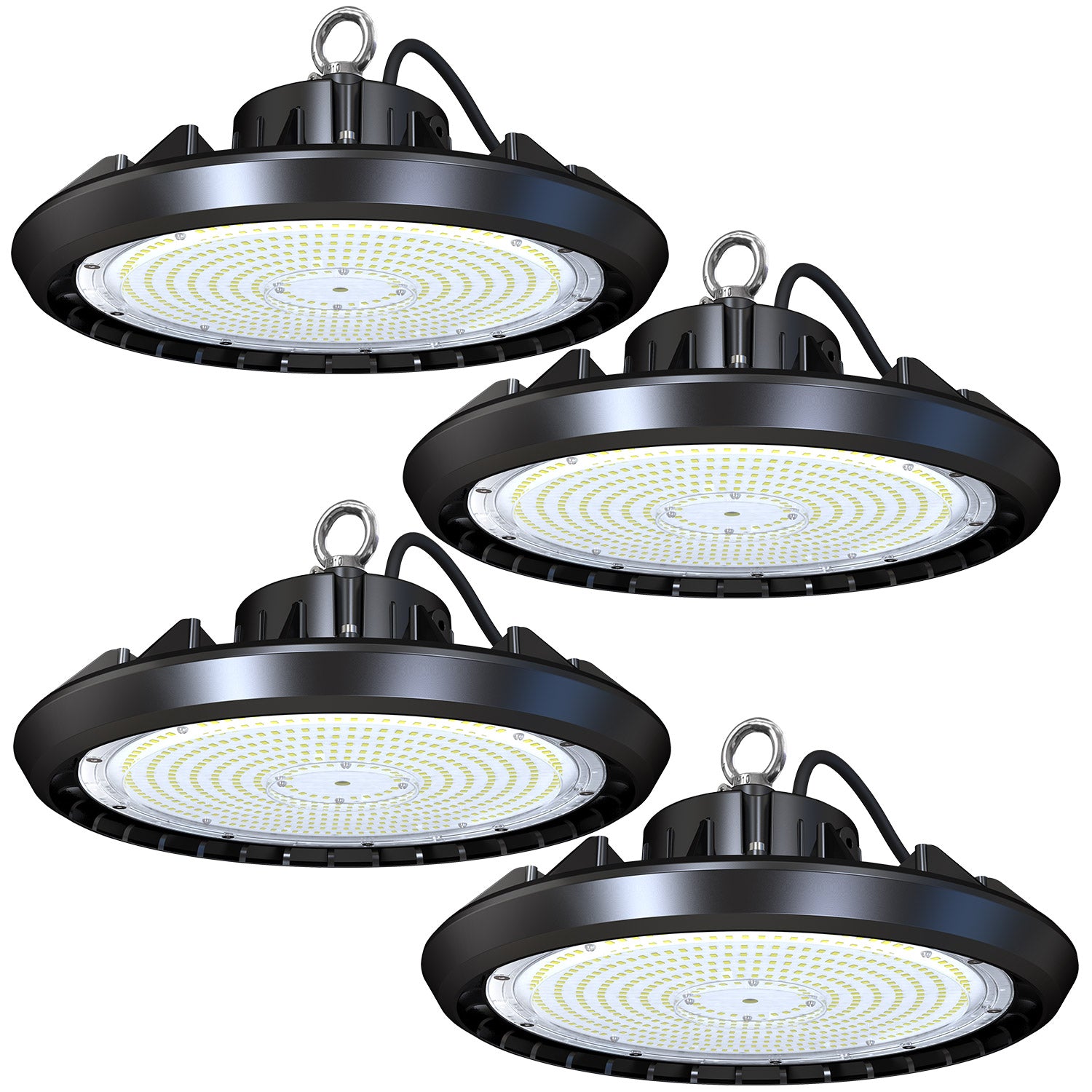 Hykoont UFO LED High Bay Lights 100/150/200 Watt, 4000-5000K, 150LM/W, IP65