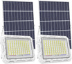 Hykoont ZZ060 600W LED Solar Flood Lights, 30000 Lumens 2 Pack