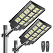 Hykoont BM024 1600W Solar Street Light 2000 Lumens 2PACK