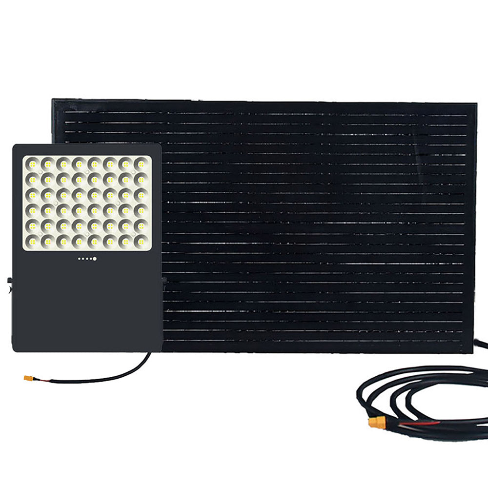 OK40A Premium 40W 192WH Solar Flood Light with High-Output Brightness,Multi-angle Installation