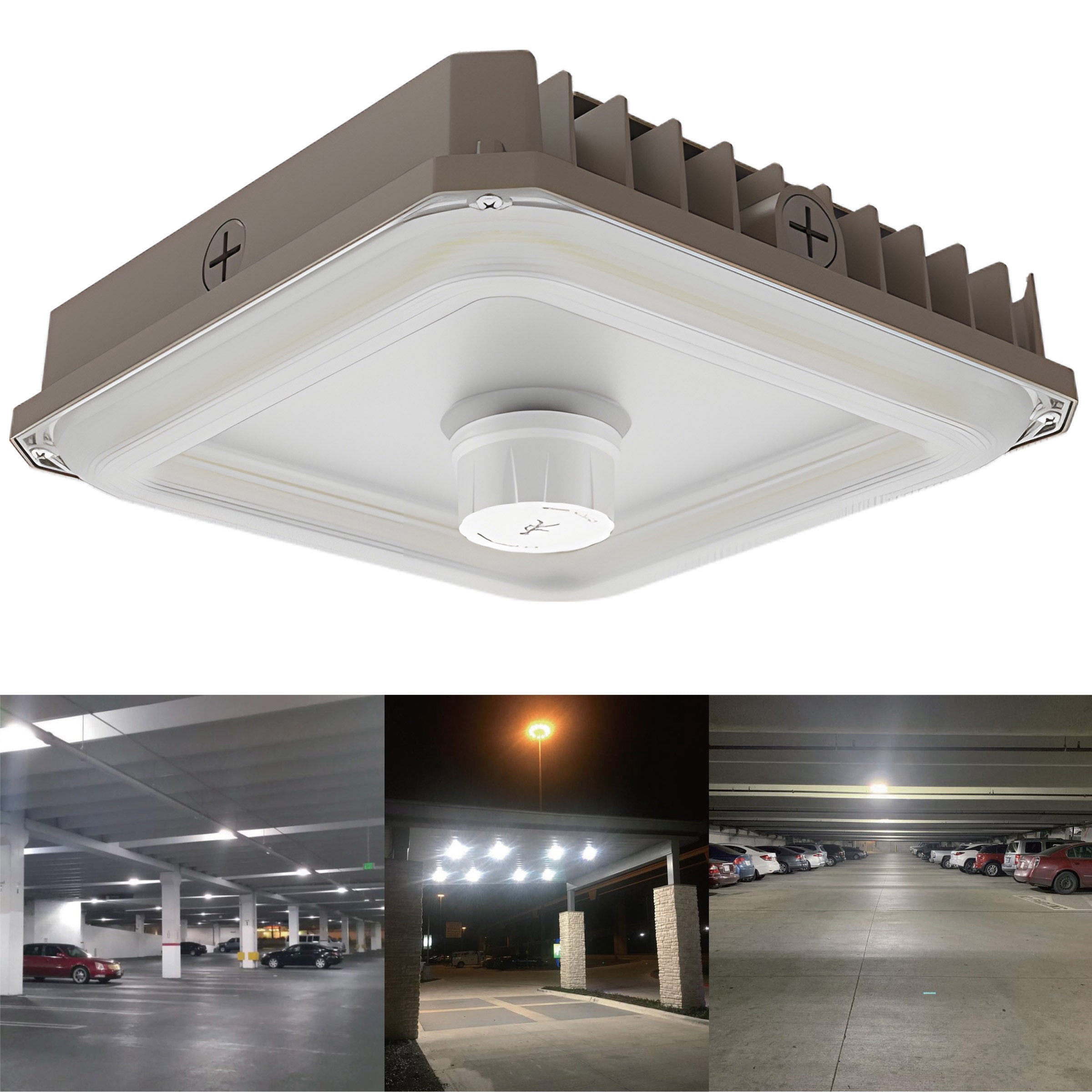 Hykoont GP04 Series Tunable LED Garage Canopy Light