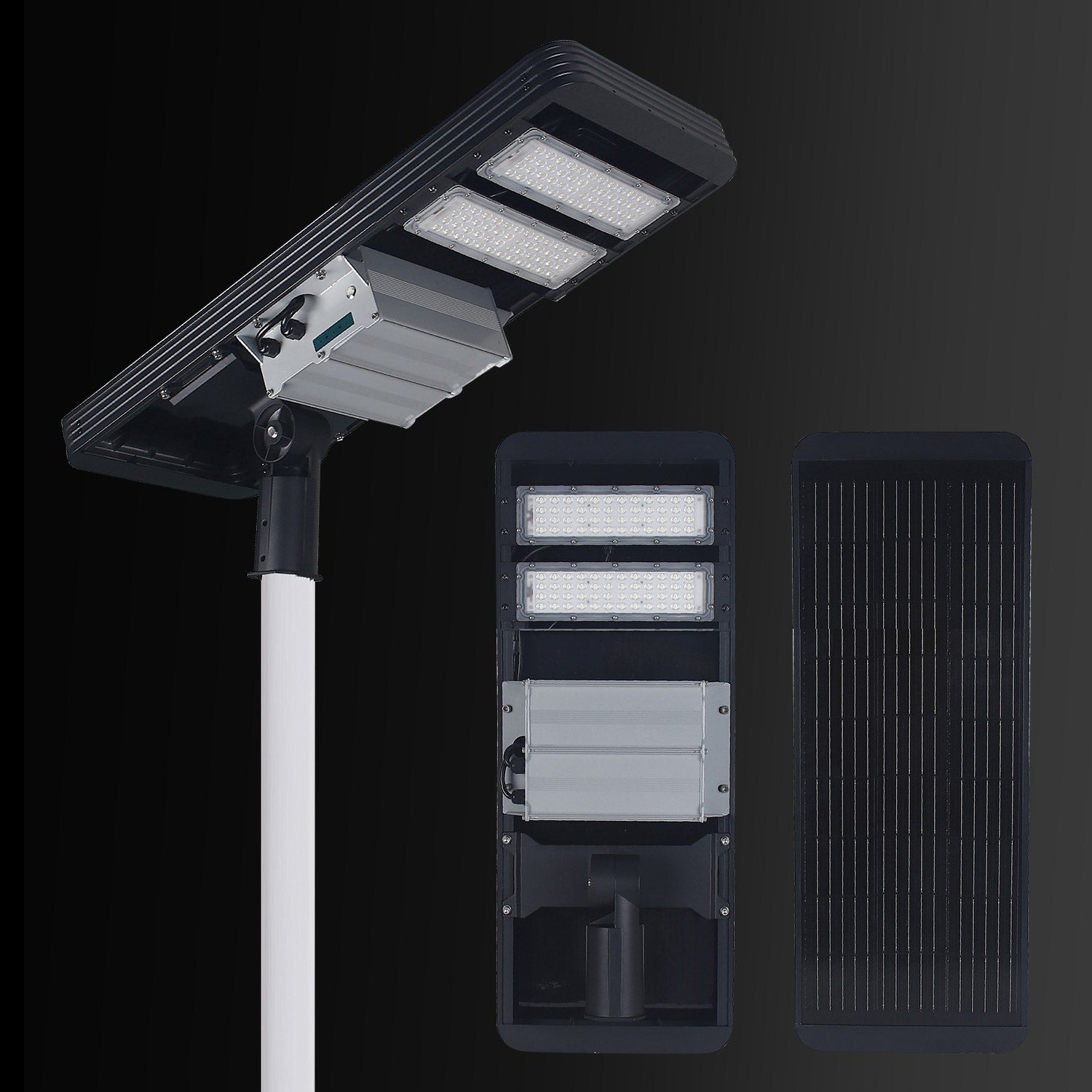 HK80 80W Street Light 240WH 10 Years LifePO4 Battery and High Efficiency Mono Panel