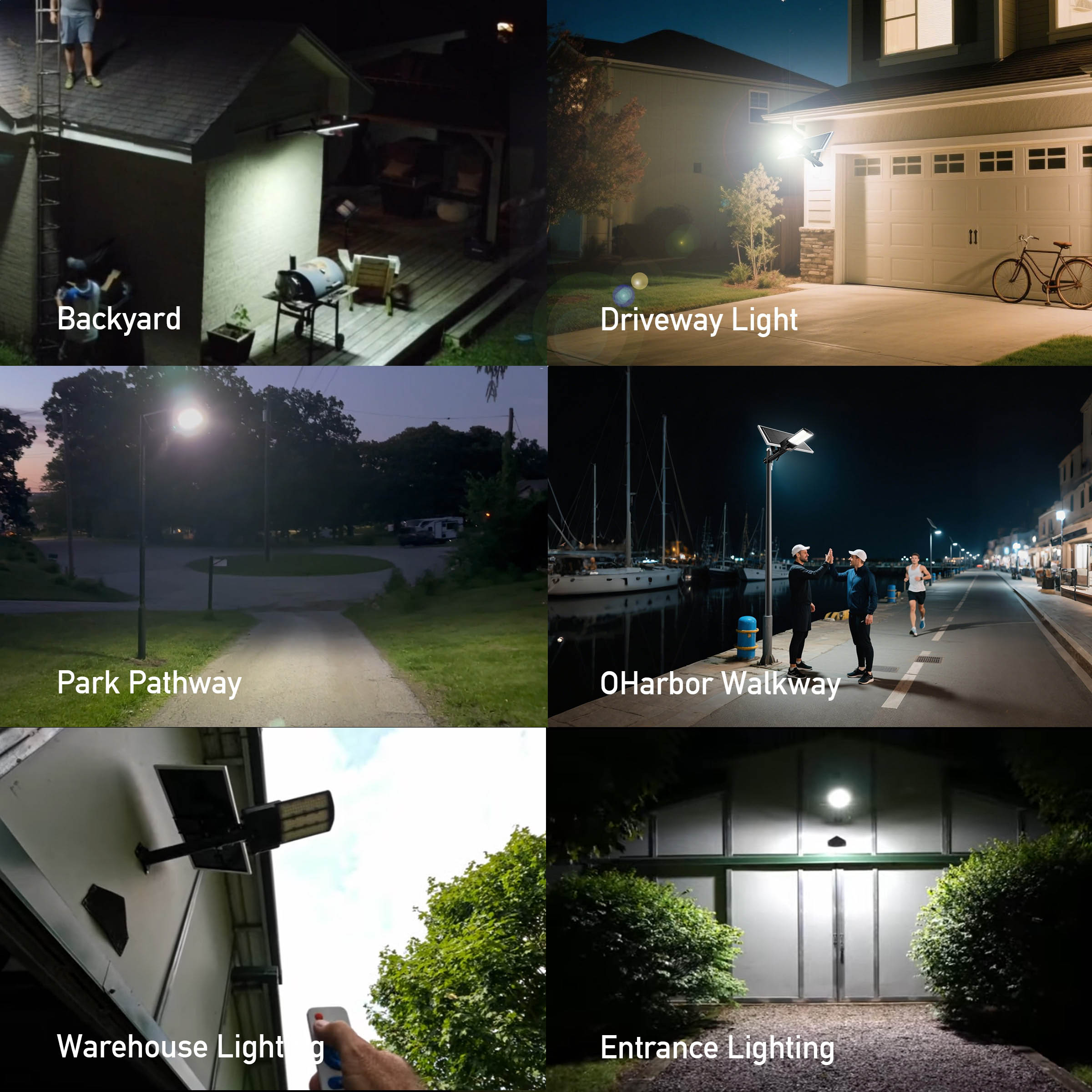 Hykoont SZ300 Commercial Solar Street Lights 400W 60000LM Special Offer