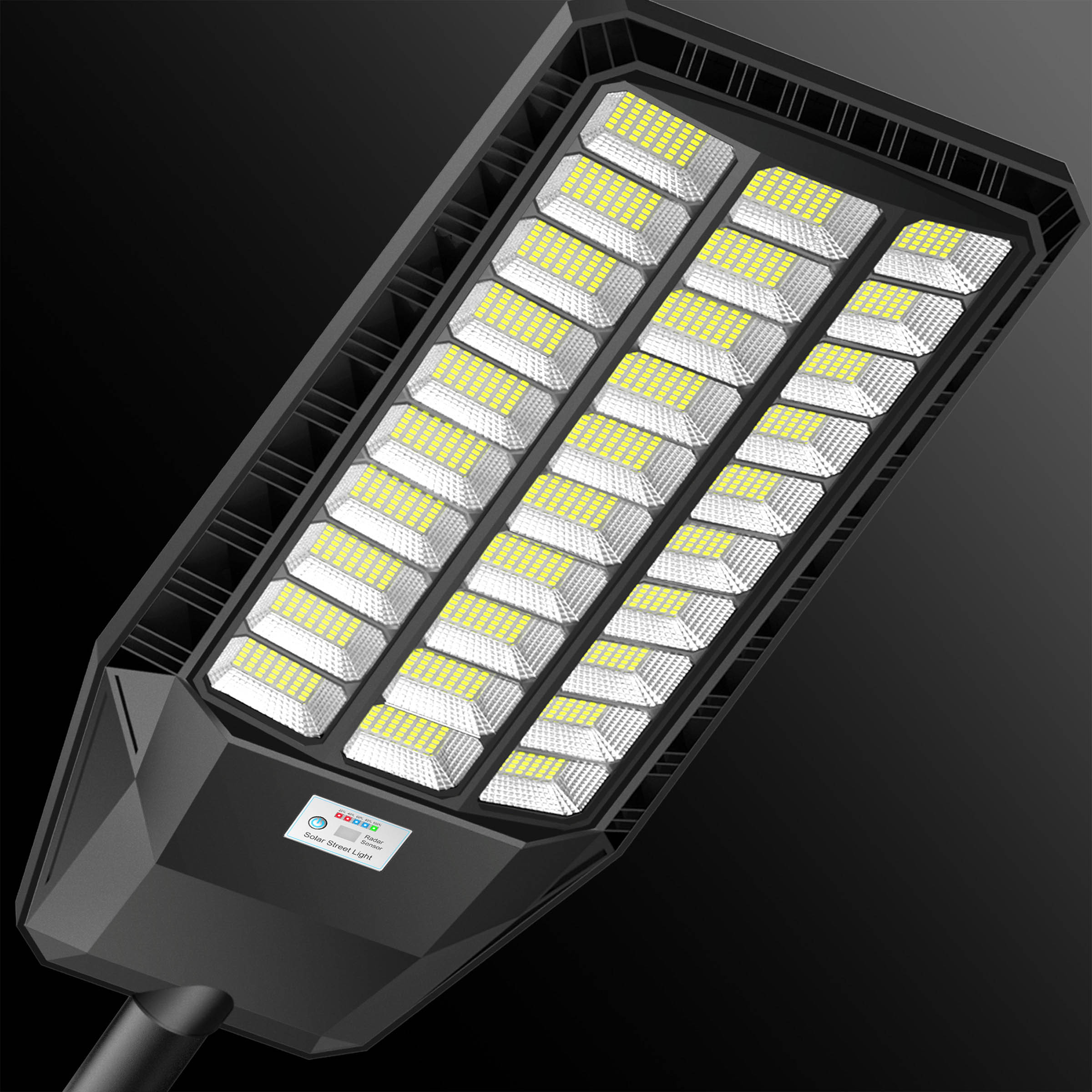 Hykoont TW030 42000 Lumens 300W Solar Street Light  1 Pack