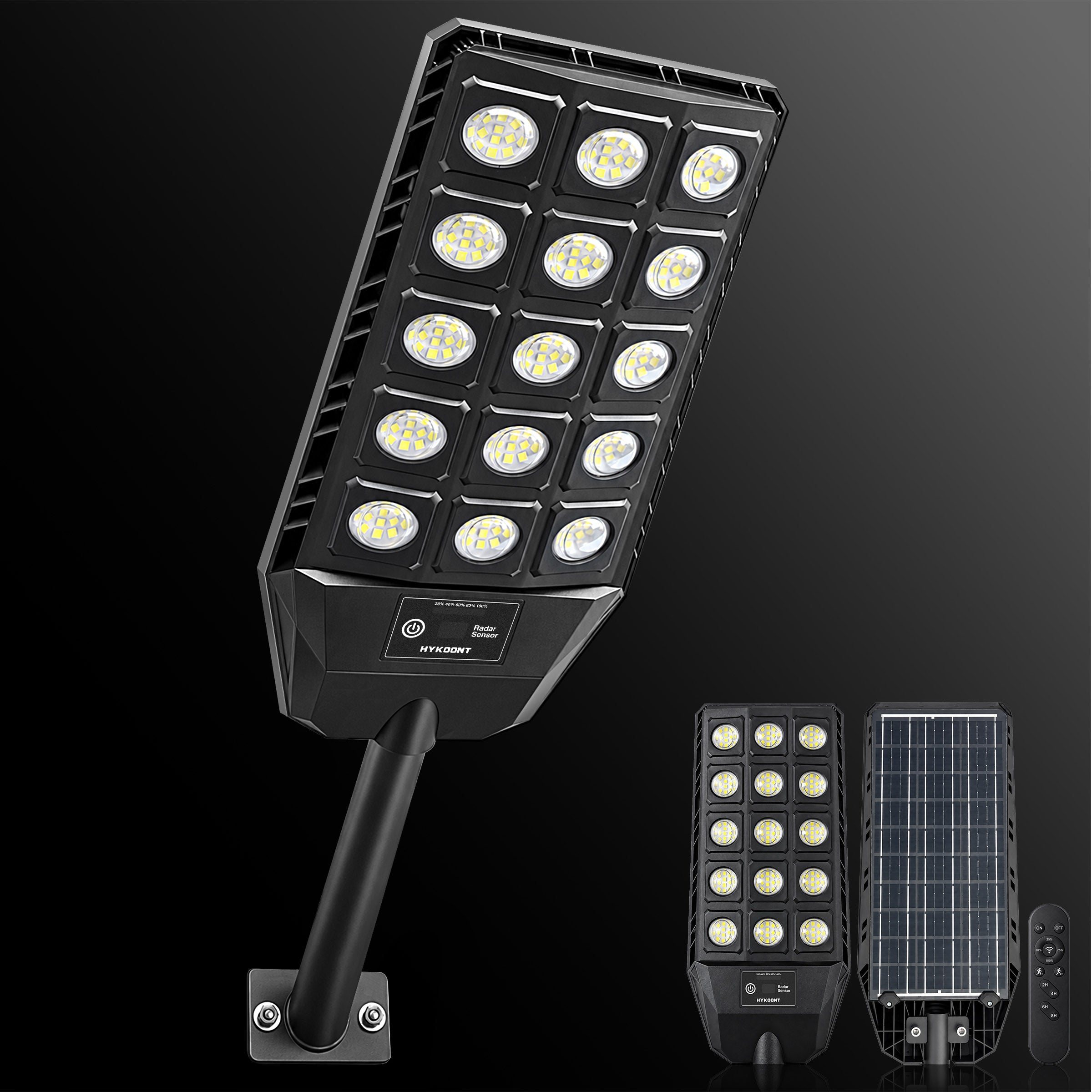 Hykoont TW015 15000LM Large Lens Solar Street Light Pre-Order (Ships i