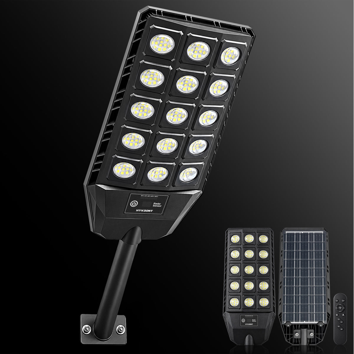 Hykoont TW015 15000LM Large Lens Solar Street Light Pre-Order (Ships in 1 month)