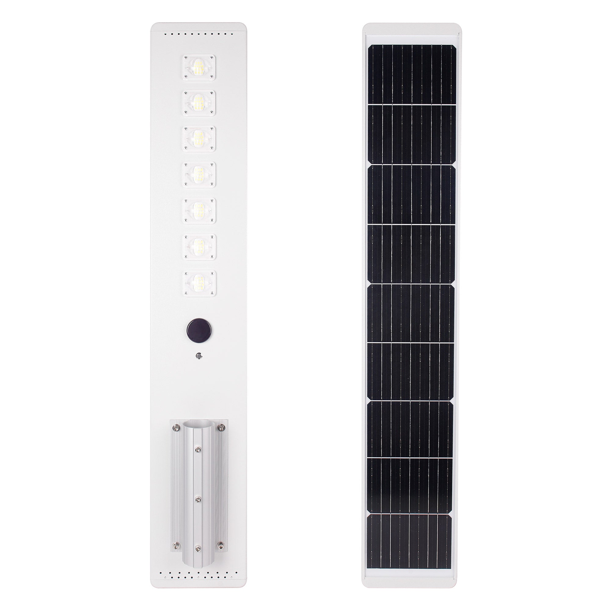 YK80 Pro 80W 12800LM Solar Street Light 160WH Battery 3000K-6500K Efficient with Mono Solar Panel