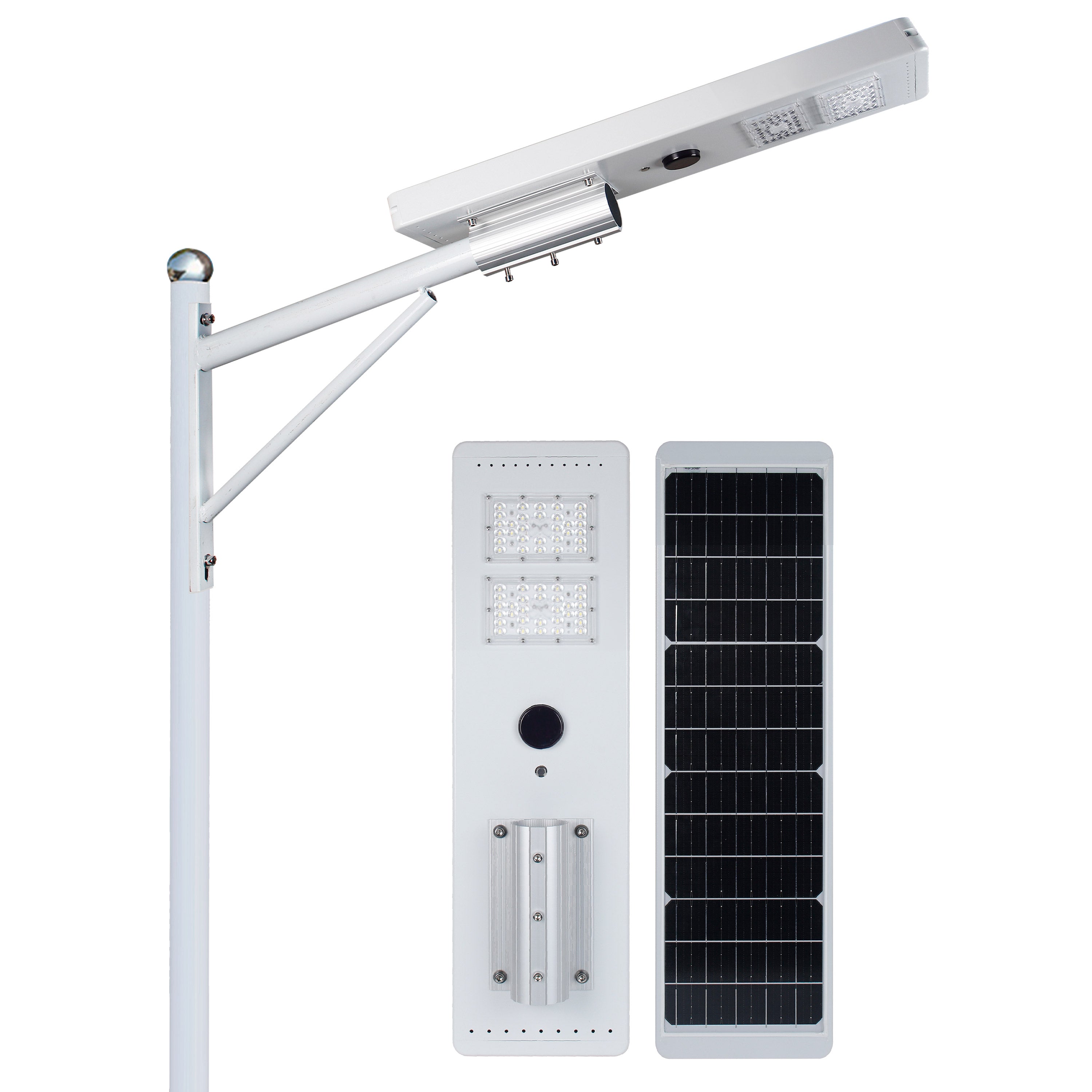 YK30-A 30W 3600LM Solar Street Light 96WH Battery 72Hrs Operation in Rainy Cloudy Weather