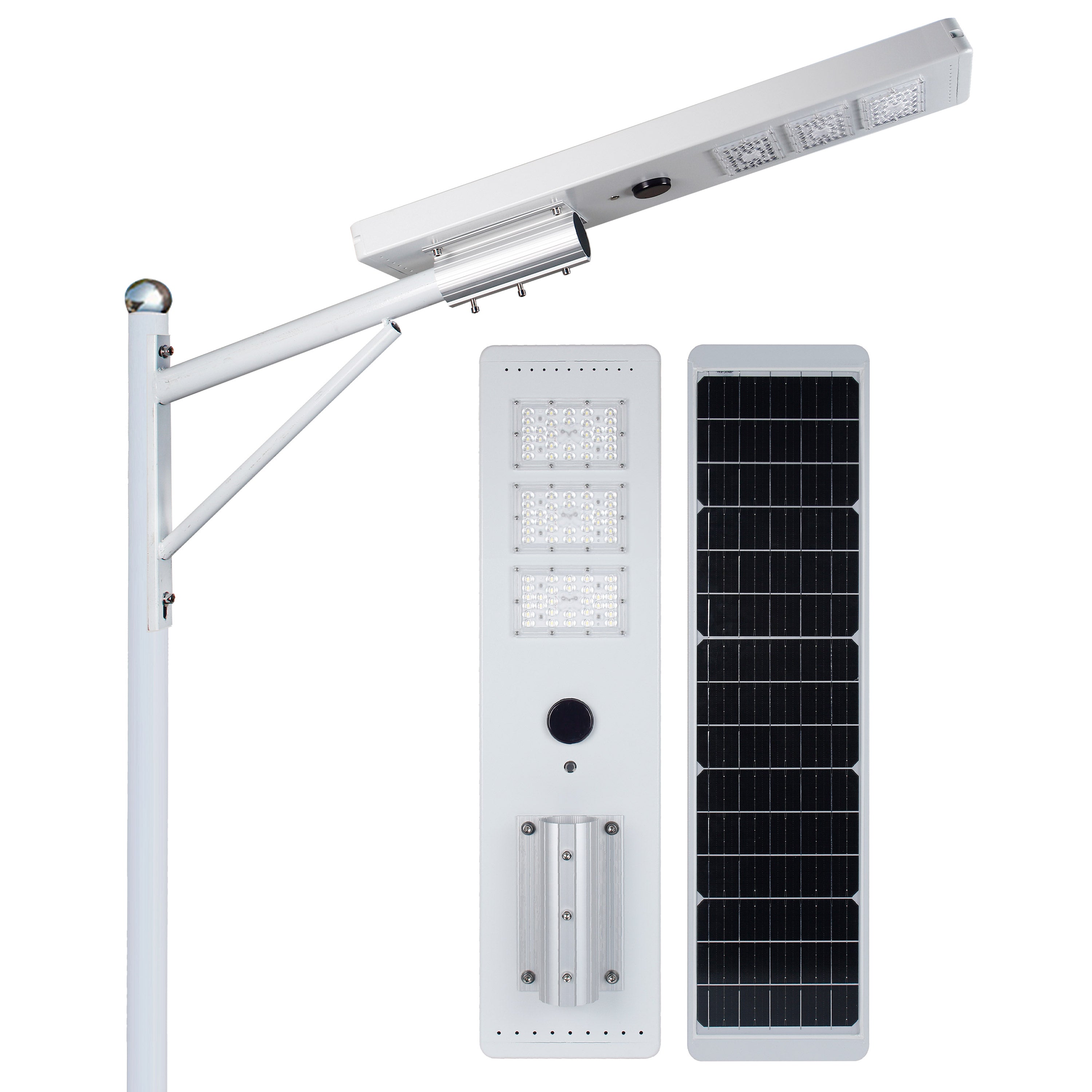 YK60-A 60W 7200LM Solar Street Light 144WH Lithium Battery with 3-Year Warranty