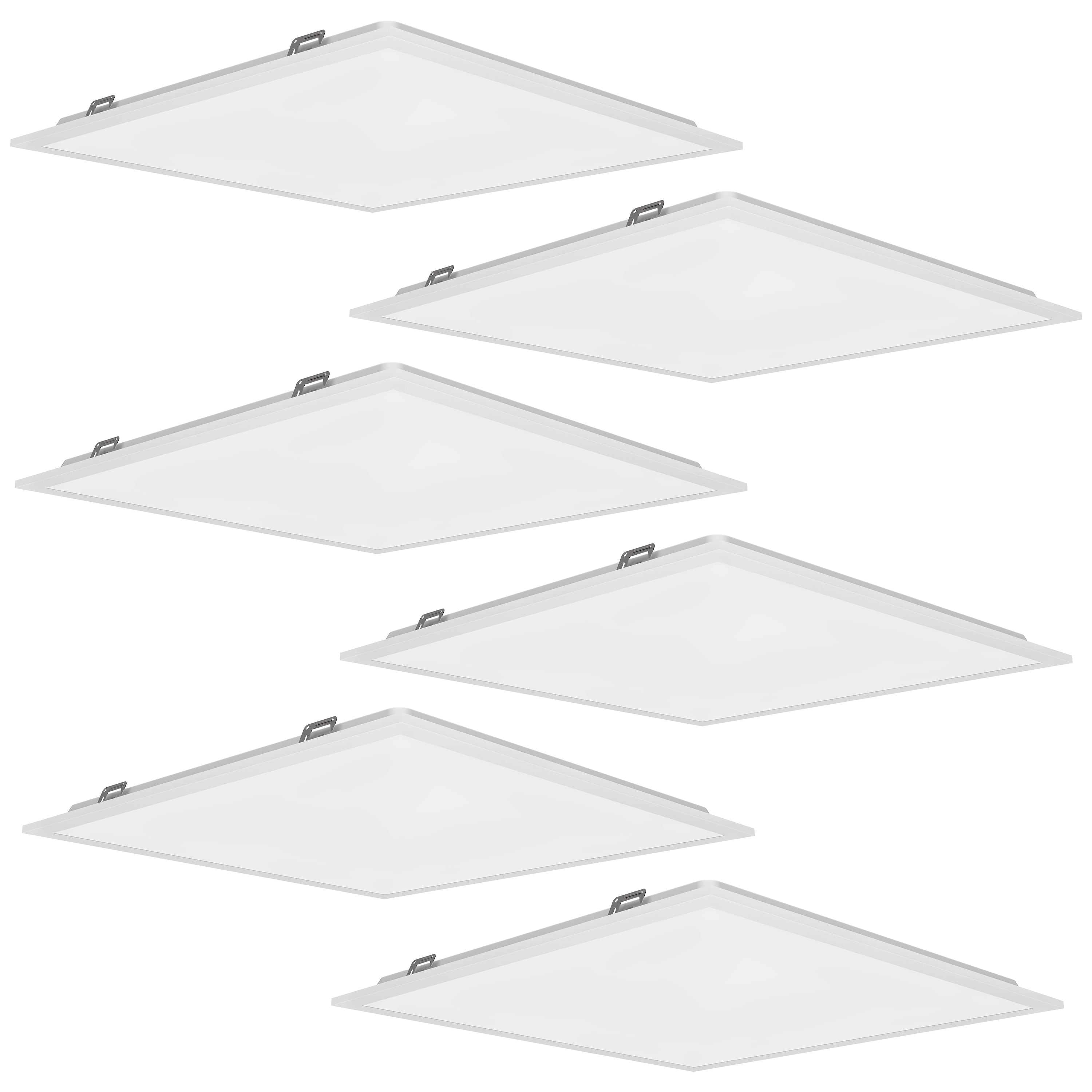 Hykoont 2x2 LED Flat Panel Light | 33W Adjustable CCT & Wattage | 5000K 4000K 3500K | UL & DLC5.1 | Commercial LED