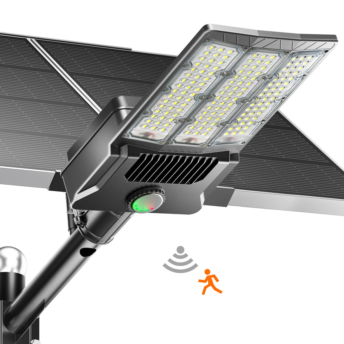 Hykoont SZ400 85000LM Dual Panel Upgraded Commericial Solar Street Light
