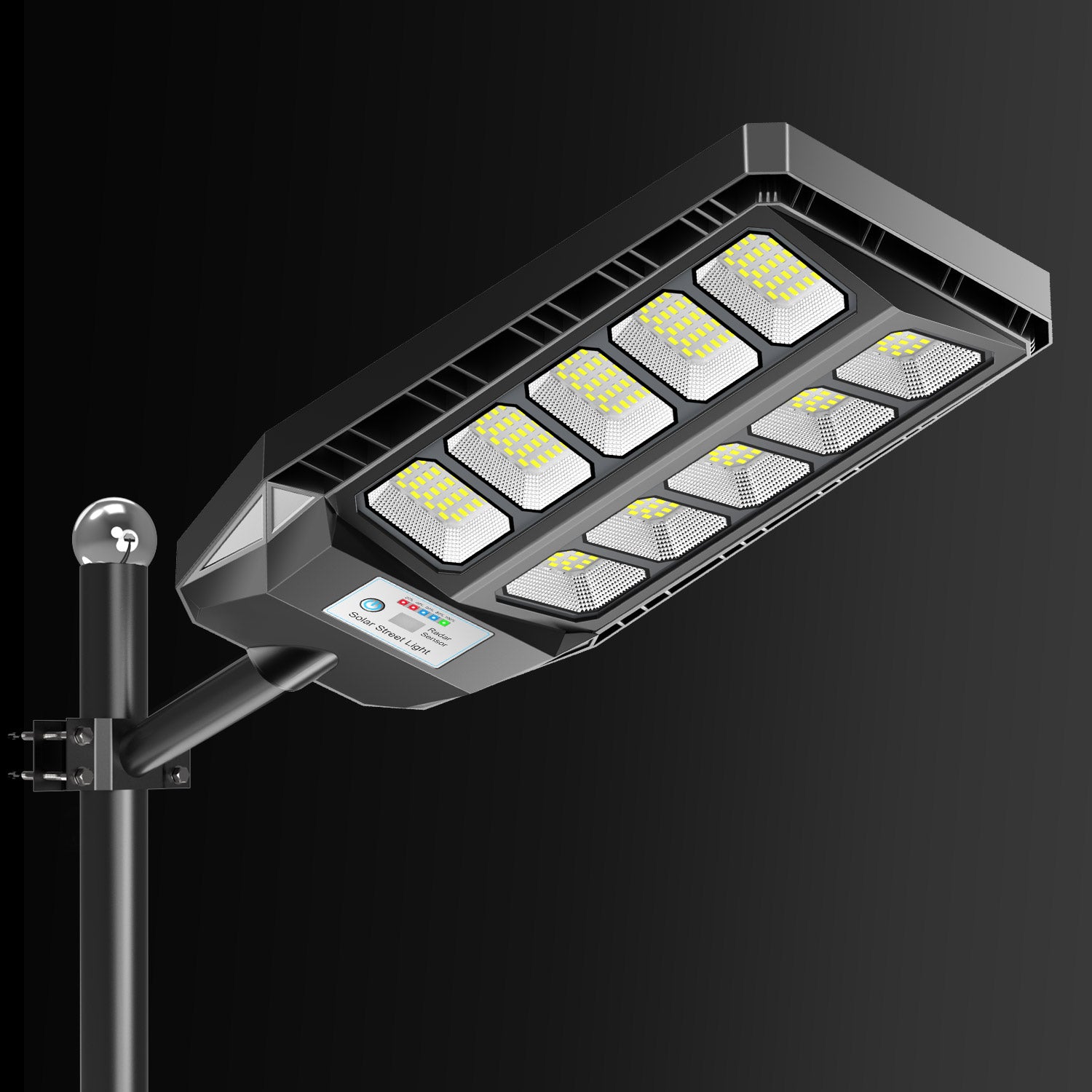 Hykoont TW001 Solar Street Light Dual-Lamp Design