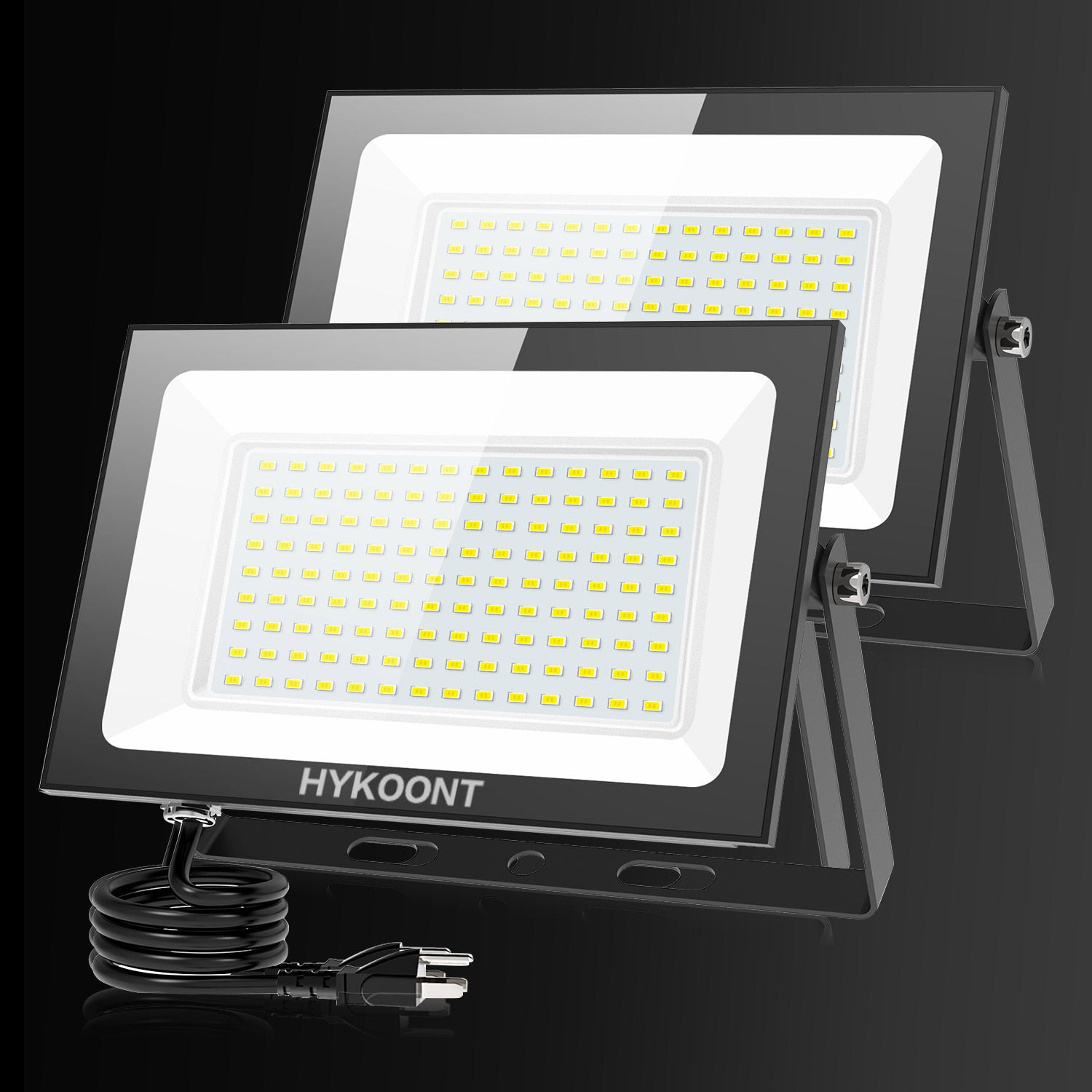 Hykoont WBK100 LED Flood Light Outdoor 2Pack