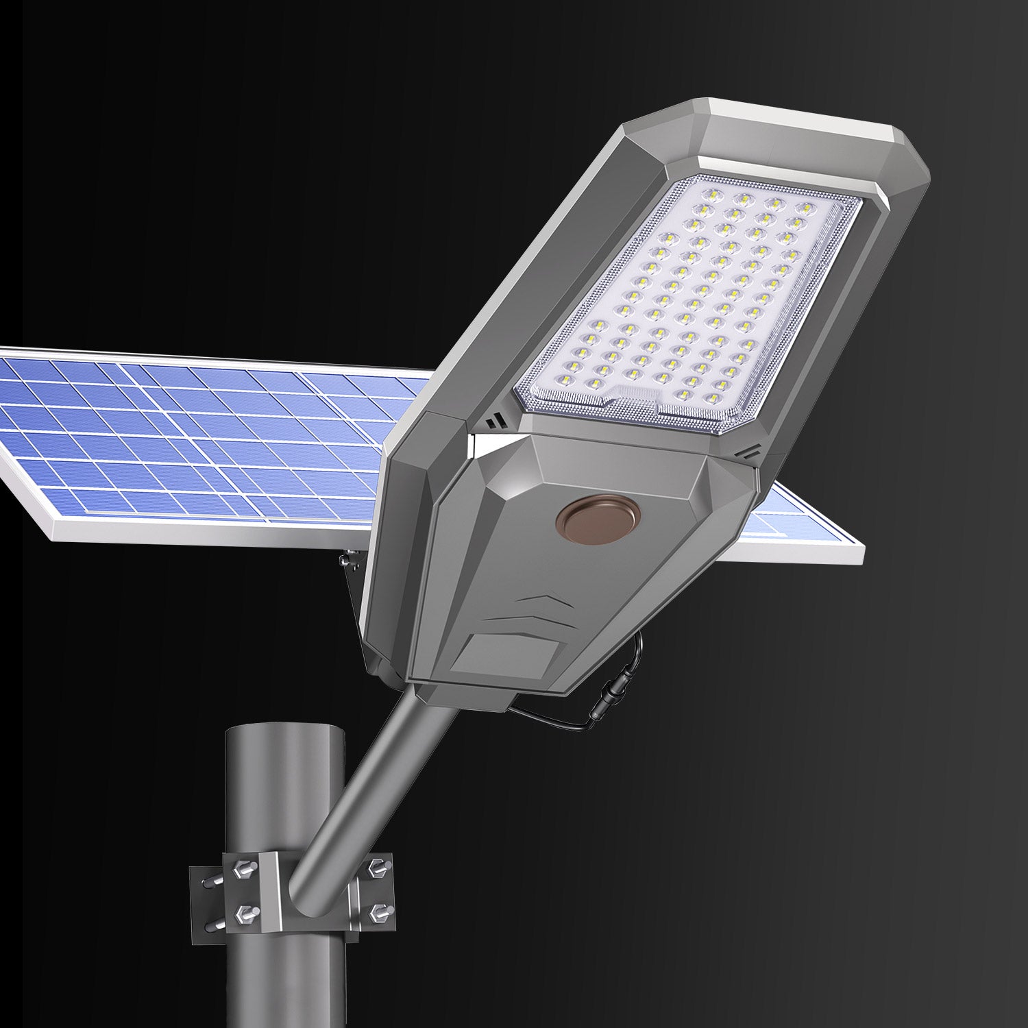 Hykoont XJ300 Solar Street Light Outdoor For Yard, Country