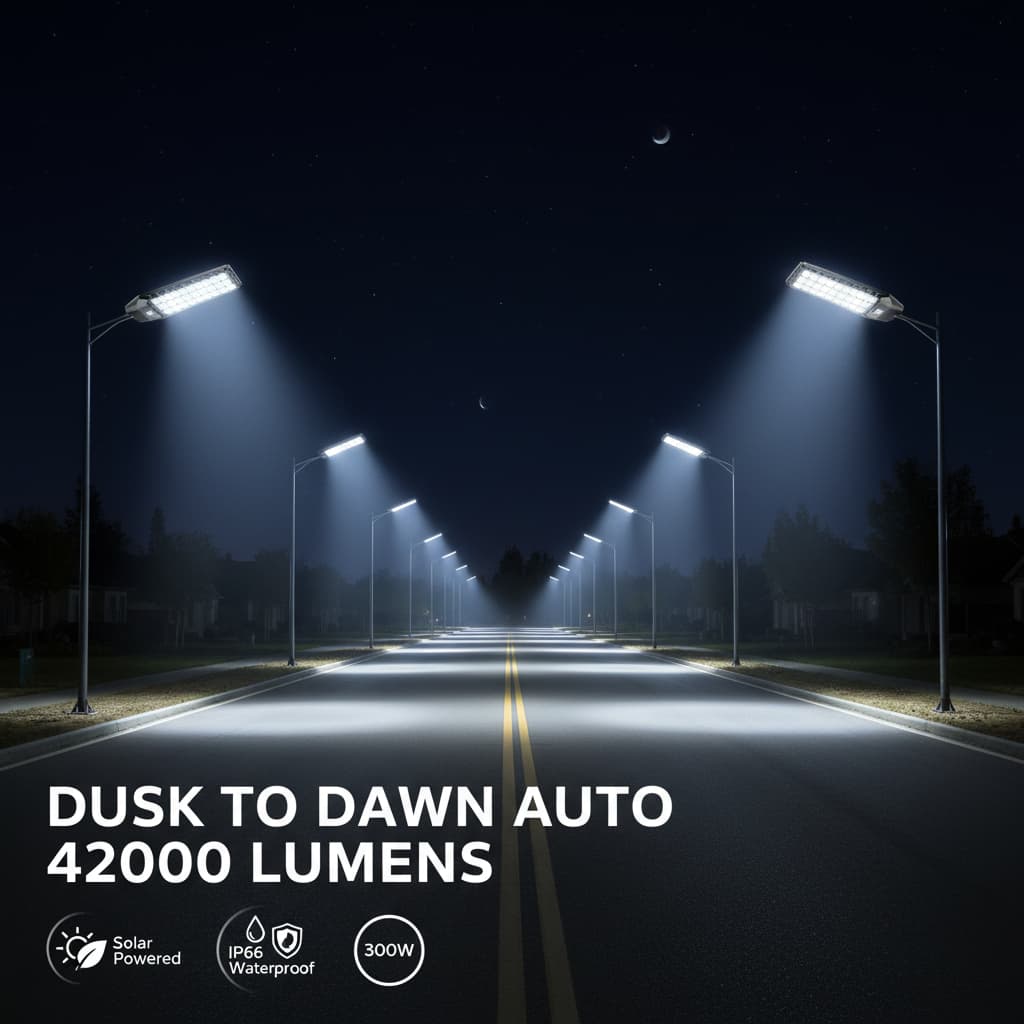 Hykoont TW030 mini 42000LM Solar Street Light